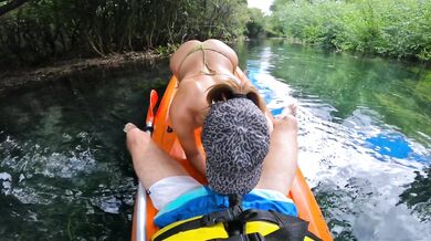 I Like To See How Fast I Can Make Him Cum - Risky Outdoor Sex