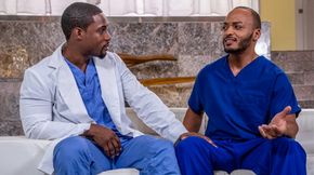 Doctor DeAngelo Jackson Gives New Nurse Dillon Diaz His Big dick