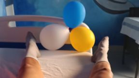 I masturbated quietly in the absence of the doctor