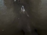 Juicy Black Bubble Butt Jock Hole Is Gaping While Taking A Load From BWC