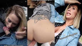 littleangel84 - il me rempli le cul sur le bord de la route ! anal, exhib, footjob...