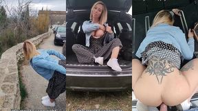 littleangel84 - il me rempli le cul sur le bord de la route ! anal, exhib, footjob...