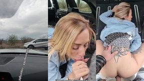 littleangel84 - il me rempli le cul sur le bord de la route ! anal, exhib, footjob...