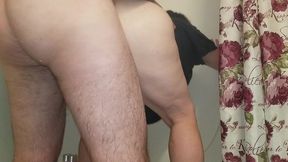 sexy bbw gets fucked from behind and drips cum