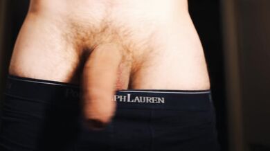 Soft floppy uncut dick playing