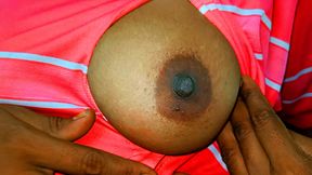 She wears a tiny top and seduces by showing off her boobs and her pussy 118