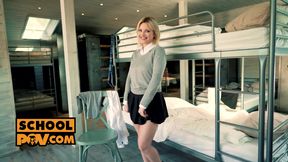 POV - Anal virgin Zazie Skymm takes your dick in her ass