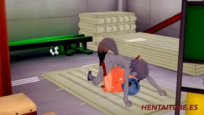 bna furry hentai - racoon fucks michiru and cums inside - yiff manga anime japanese porn 3d