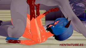 bna furry hentai - racoon fucks michiru and cums inside - yiff manga anime japanese porn 3d