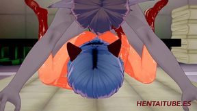 bna furry hentai - racoon fucks michiru and cums inside - yiff manga anime japanese porn 3d