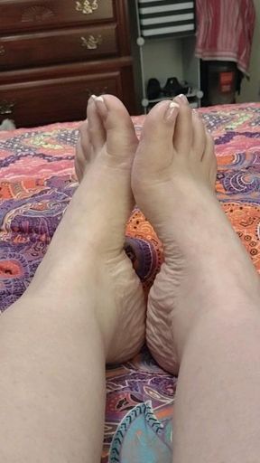 Three and a half minutes of my feet