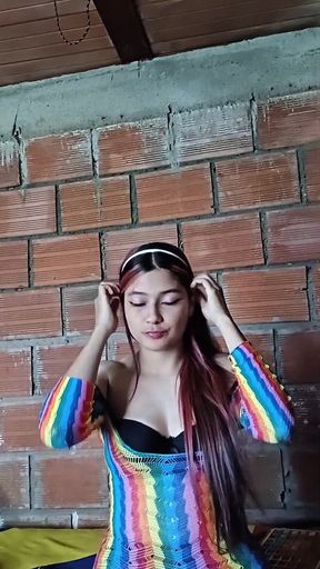 Thrilling moment from &quot;video call with beautiful girl showing pussy&quot;