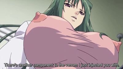 Purple-haired bombshell gets her massive tits and juicy pussy licked and pounded hard