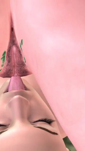 Epic moment from &quot;An animated 3D cartoon porn video of a beautiful teen girl giving blowjob to her stepbrother and same time&hellip;&quot;