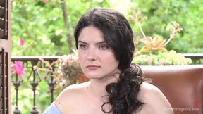 Francesca Dicaprio, young and hot, tied up and fucked in front of others