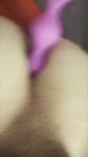 Bathroom enema, pissing and then ass play to orgasm