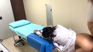 hot doctor fucking with her lover in the office