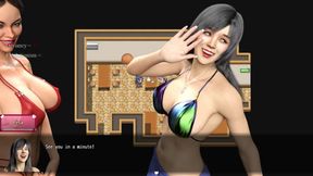 LISA: Lesbian kiss in to the beach club ep.33