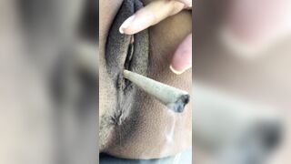 would you smoke this joint from my wet pussy?