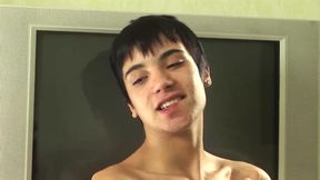 Young gay tries my cock