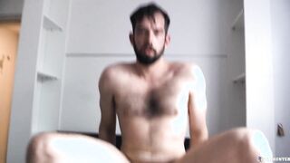 BIGSTR - Bearded Guy Did Not Hesitate To Show His Slim Body In Exchange For Some Money