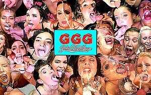 Jtpron, 2017 ria sunn, the sperm queen, bukkake gangbang blowbang anal dp rimming swallow