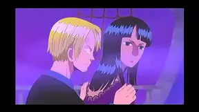 Robin Seduces the Beastly Lion-Man in Hot One Piece Hentai Tryst