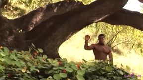 Pierced Blonde with Big Ass Likes to Try a Black Guys Big Cock Outdoor