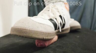 LittleShoes - Cock Crush Adidas Samba Size 34 POV Preview