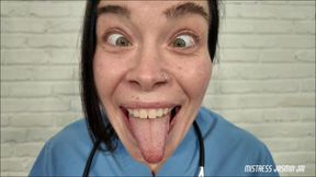 Crazy Nurse JOI: Stare at My Wild Eyes While You Stroke & Cum for Your Sample!