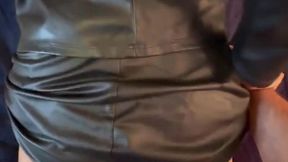 Sexy vestido de cuero/ sexy leather POV