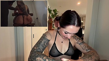 Obedient Huge Ass Brunette Slut First Time Dominated!