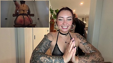Obedient Huge Ass Brunette Slut First Time Dominated!