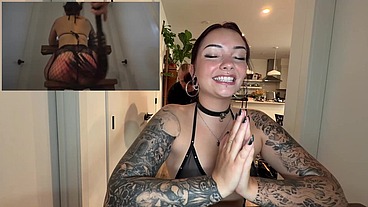 Obedient Huge Ass Brunette Slut First Time Dominated!