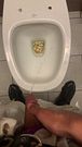pissing on a bathroom mall