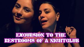 Double toilet POV on the night club