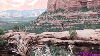 Lusty hiking with TheFoxxxLife