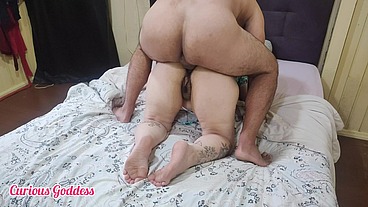 Curious Goddess - blonde milf big ass hairy pussy fucking cumming squiting handjob cumshot part 1