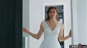 Busty stepmom assists stepson and bride in their newlywed life