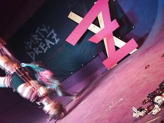 Tattooed Skinny Girl get Suspended on rope - Bondage Shiabri BDSM