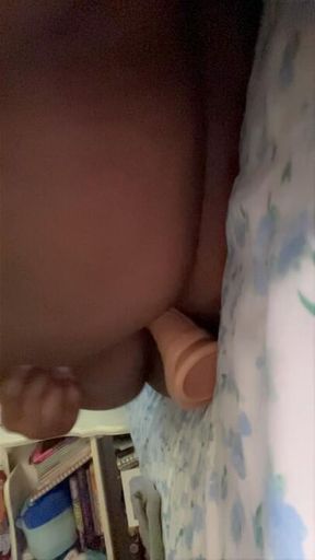 three minute dildo fuck