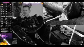 Rubber Halloween Black N White