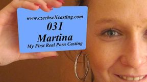 ”Martina's first porn casting”