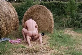 Farmer fuck the stable cleaner