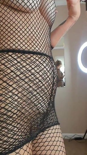 Head to Toe Fishnets N Butt Plug