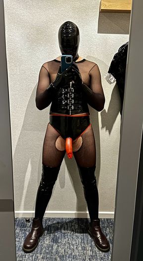 Worship the Femboy Latex Gimp