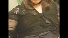 Hot Tranny Masturbates and Shows Off Her Anal Skills