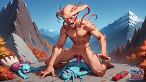 Towering Titan's Lusty Mountain Orgy