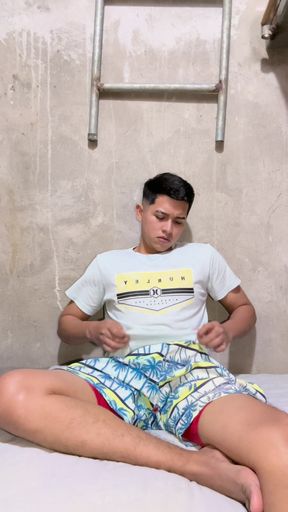 Alan Tokers Masturbates in His Room