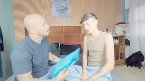 Enjoying the Neck of an 18-Year-Old Boy - By Jamal Sangent and Gabriel Leon - CLIP 1